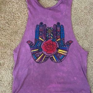 Urban Outfitters Hamsa Distressed Tee SZ S